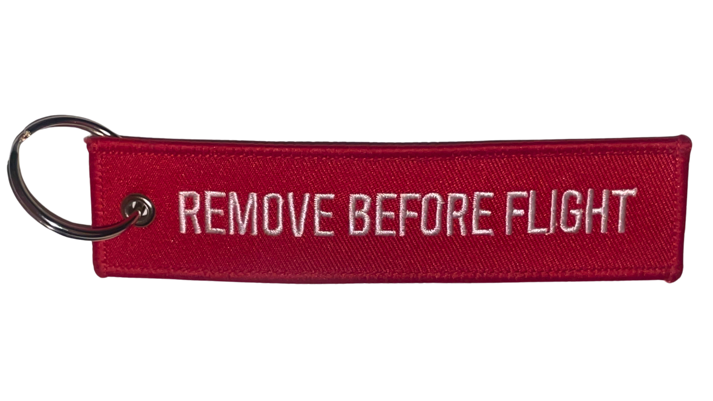 Swiss001 "Remove Before Flight" Keytag